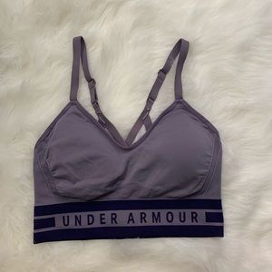Under Armor Seamless Low Impact Sports Bra - Large